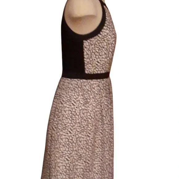 White House Black Market Black and White Halter Midi Sundress - Picture 9 of 12